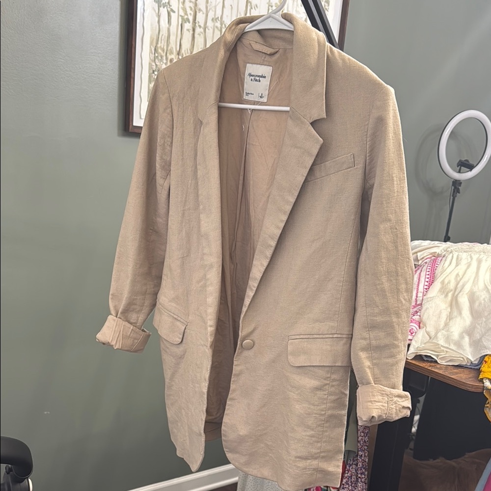 Tan Blazer Jacket